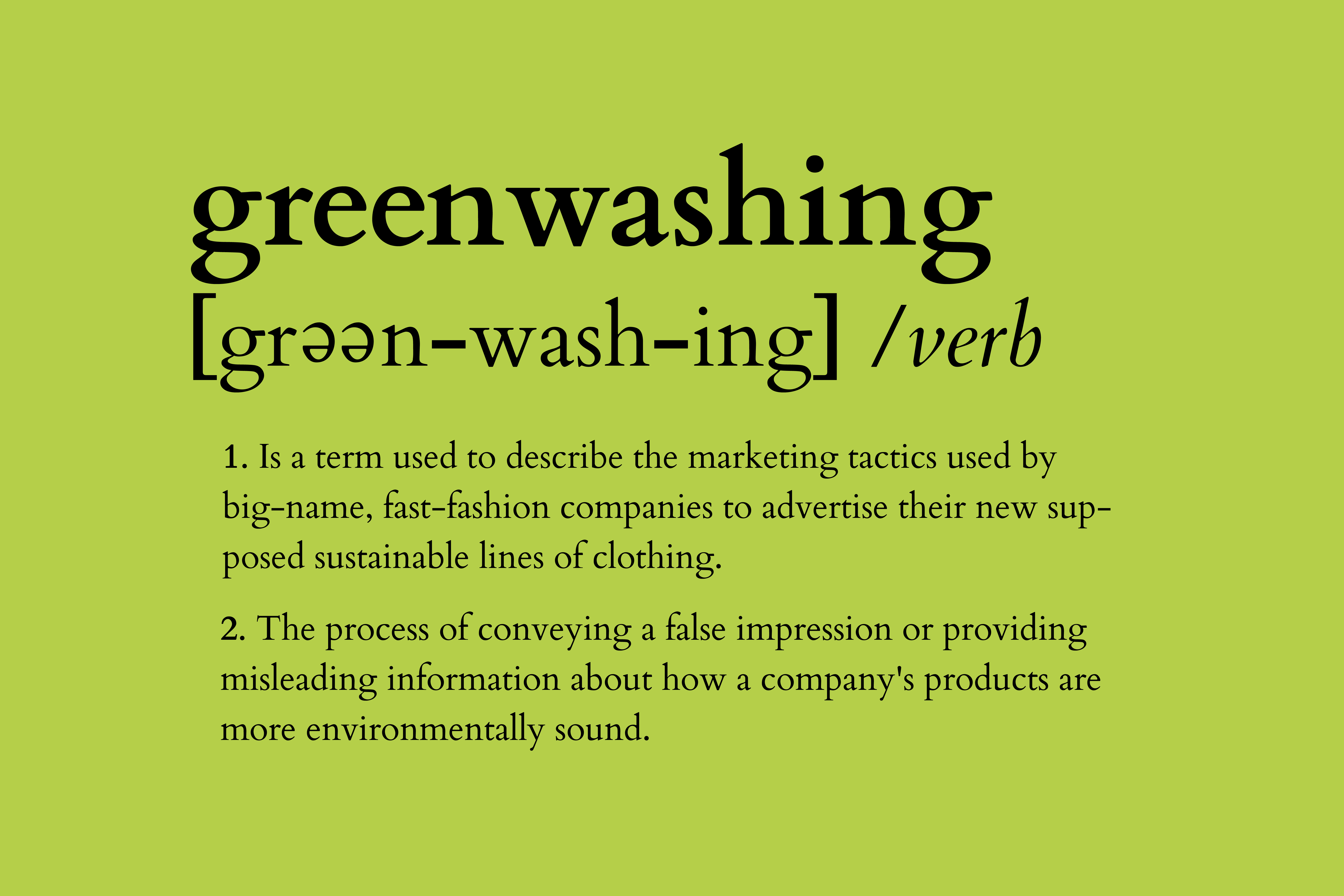 Greenwashing the Brain - The Manor