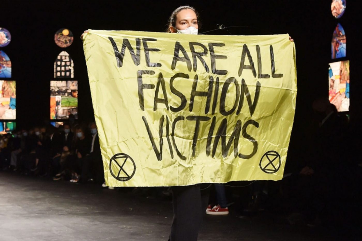 Extinction Rebellion Makes Their Runway Debut - The Manor